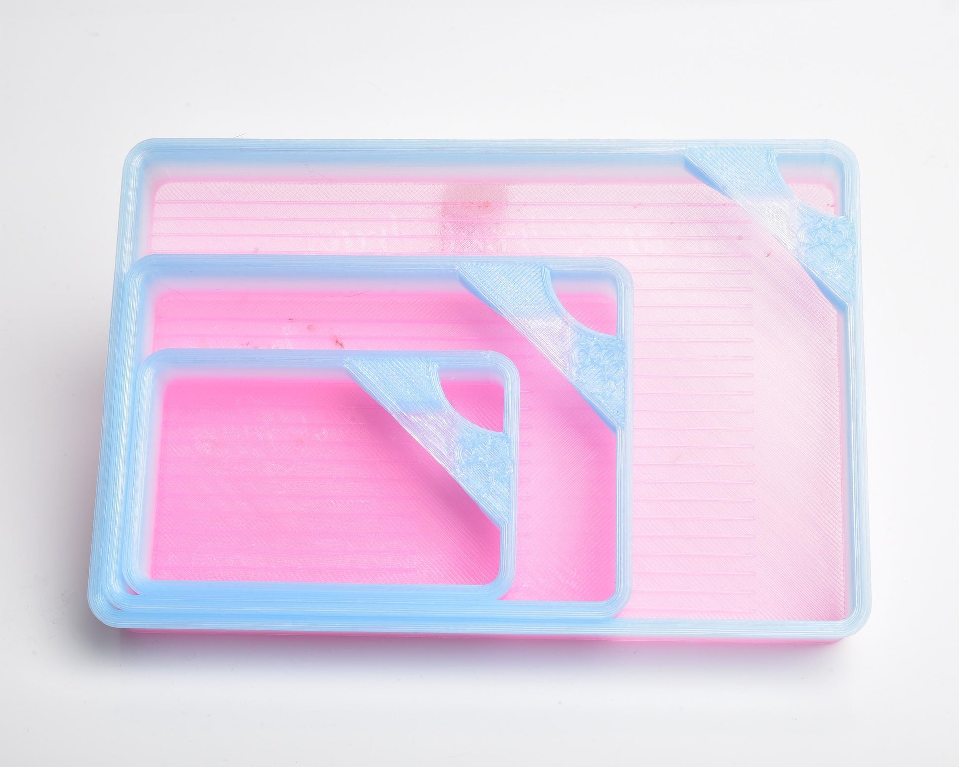 Cat Proof Diamond Painting Tray with Lid - Cotton Candy Sky - Standard