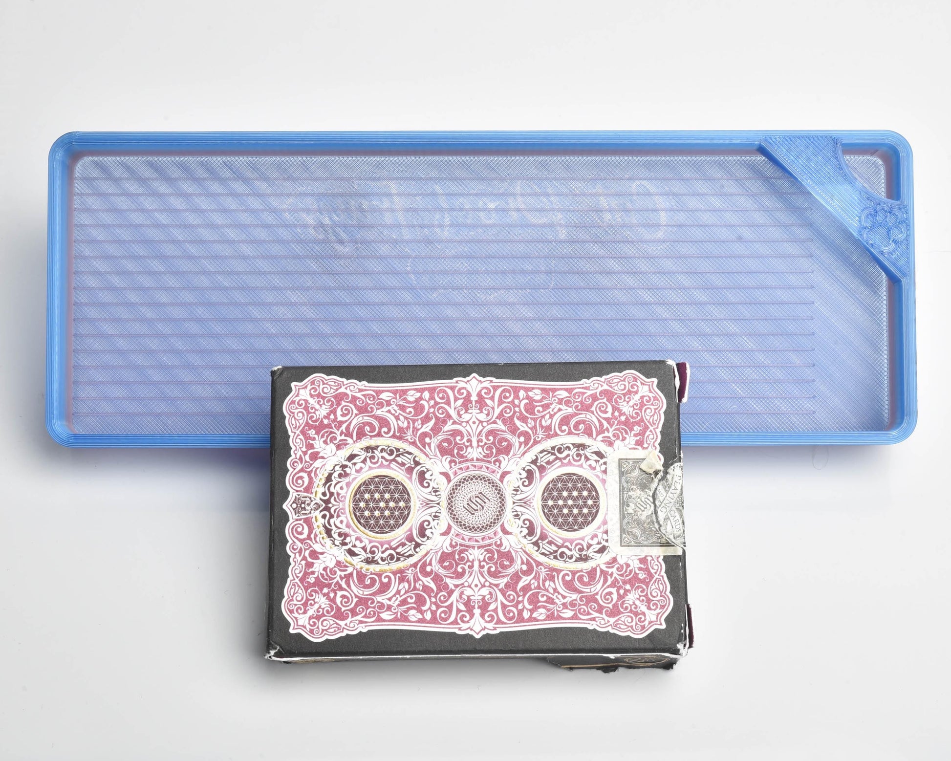 Twilight Serenade - Gridded - Cat Proof Diamond Painting Tray with Lid