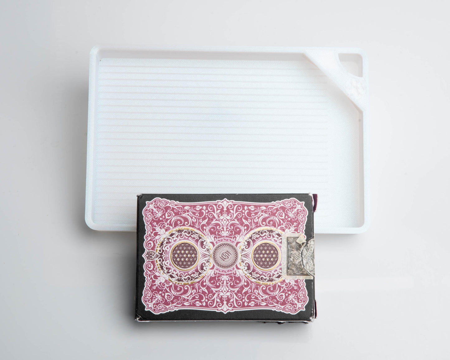 Blue Pearl - Gridded - Cat Proof Diamond Painting Tray with Lid