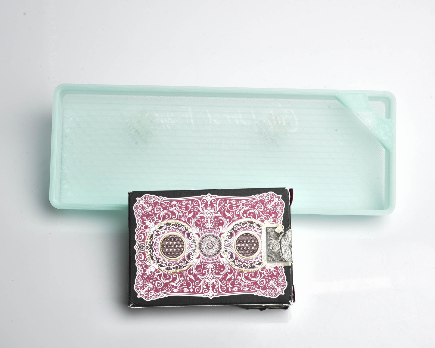 Minty Fresh - Gridded - Cat Proof Diamond Painting Tray with Lid